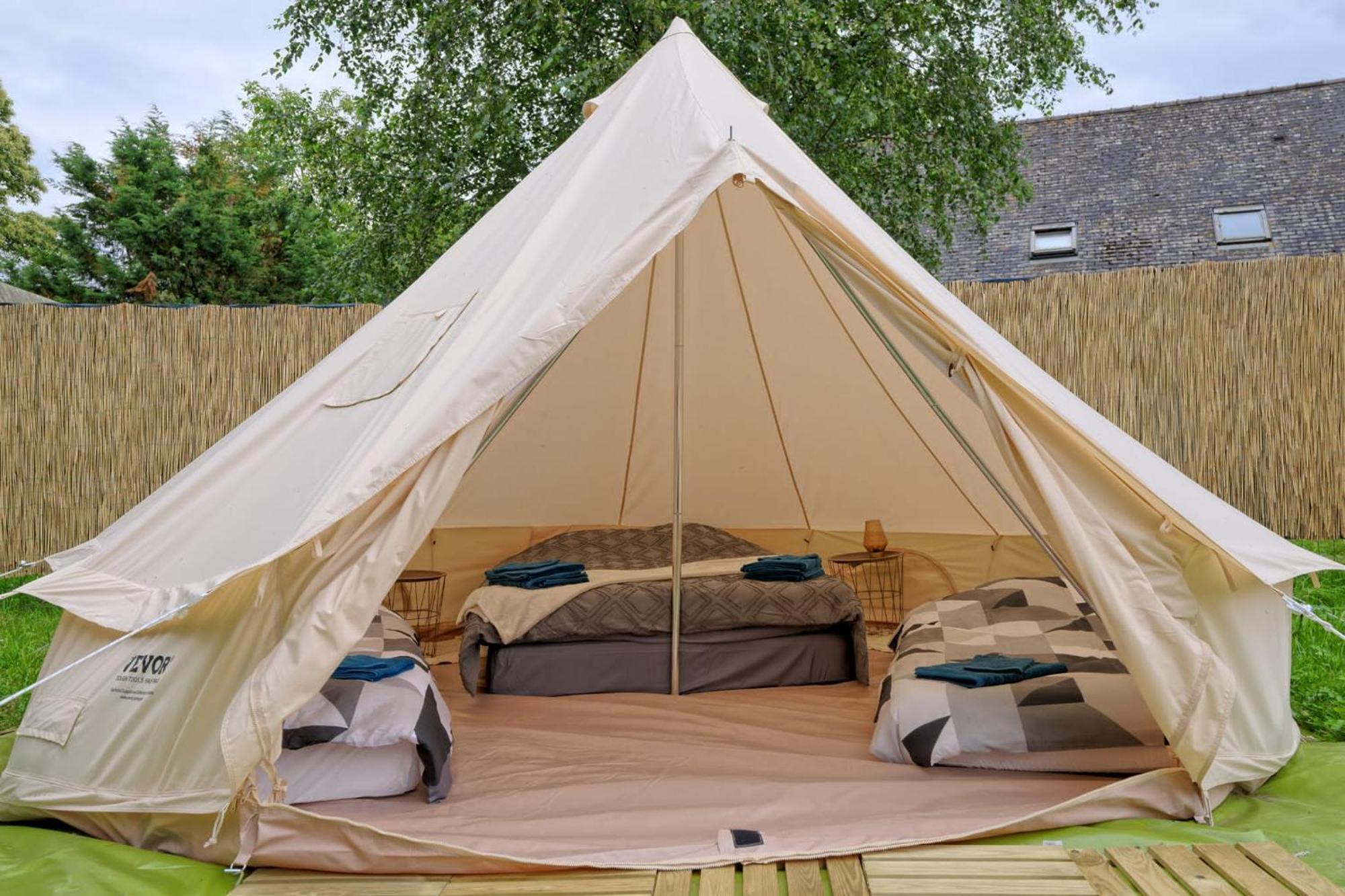Tipi Experience L'Echappee Belle Hotell Saint-Maudez Exteriör bild